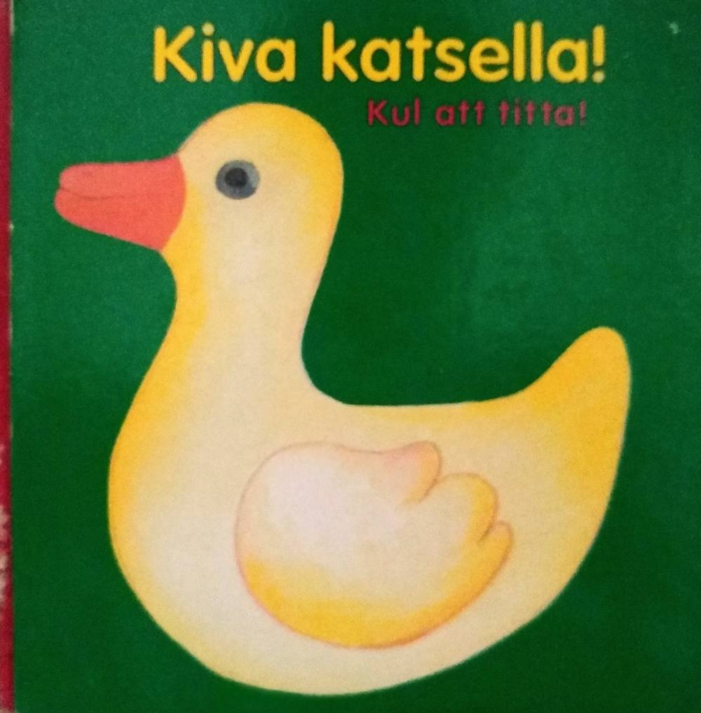 photo of a Finnish children's book with a duck on the cover