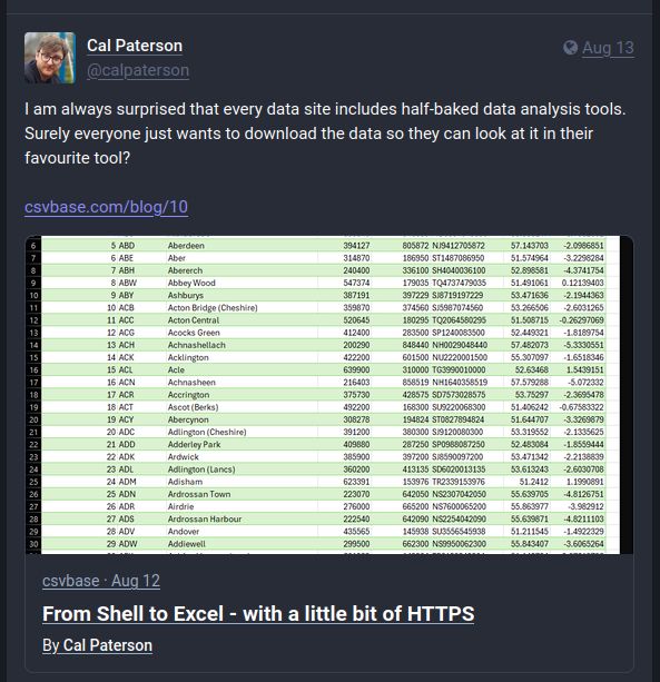 screenshot of a mastodon link preview